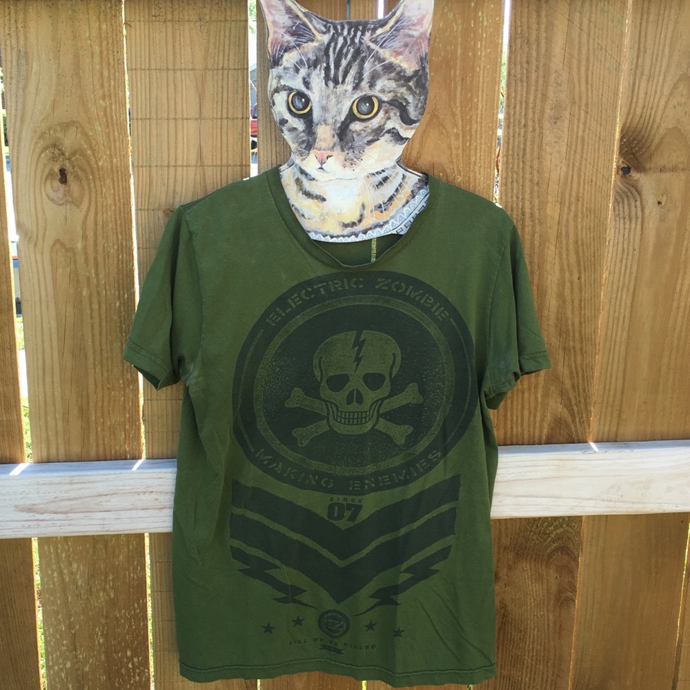 Electric Zombie “Making Enemies Since 07” T-shirt